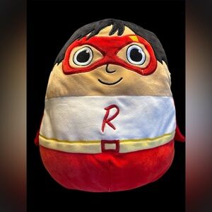 Squishmallows Ryan’s World Red Titan Superhero Plush‎ 12” Rare Toy Soft